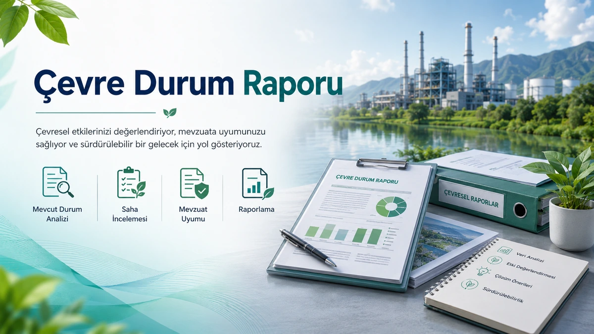 Teknik harita ve mühendislik raporlama görseli