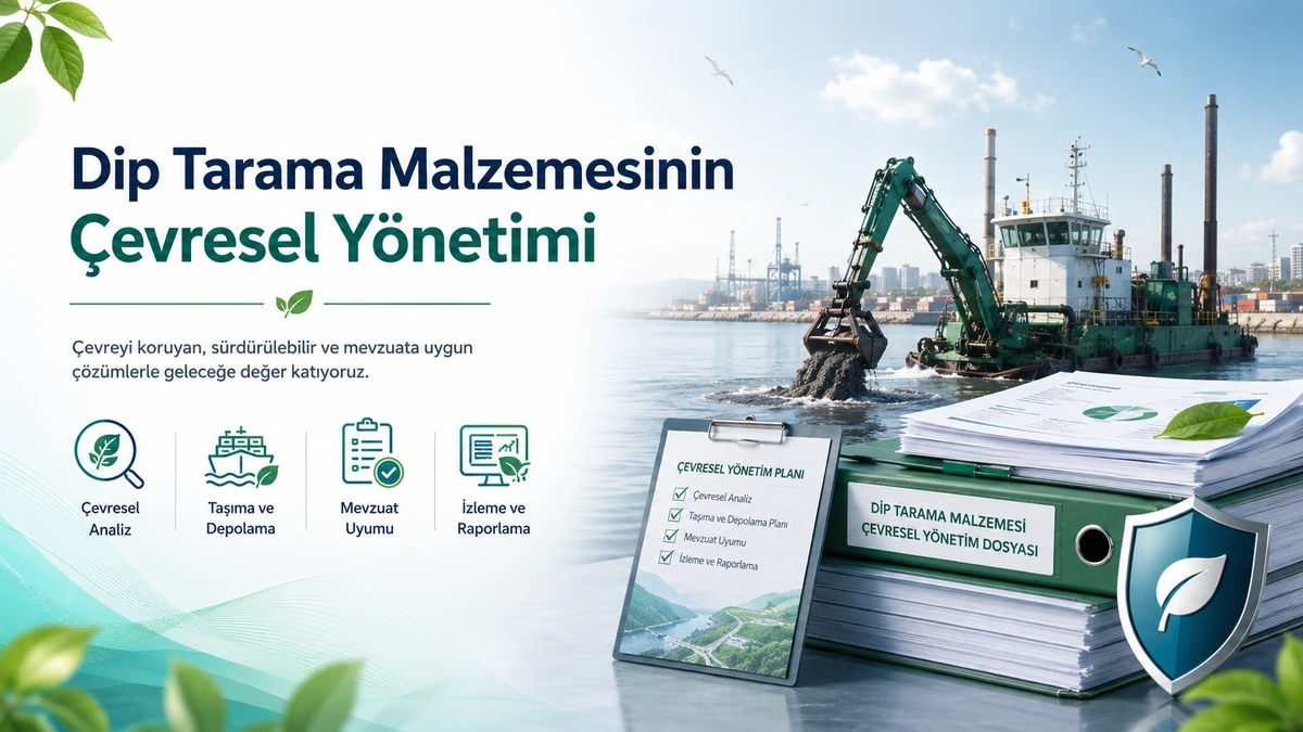 Su numunesi ve çevresel analiz görseli