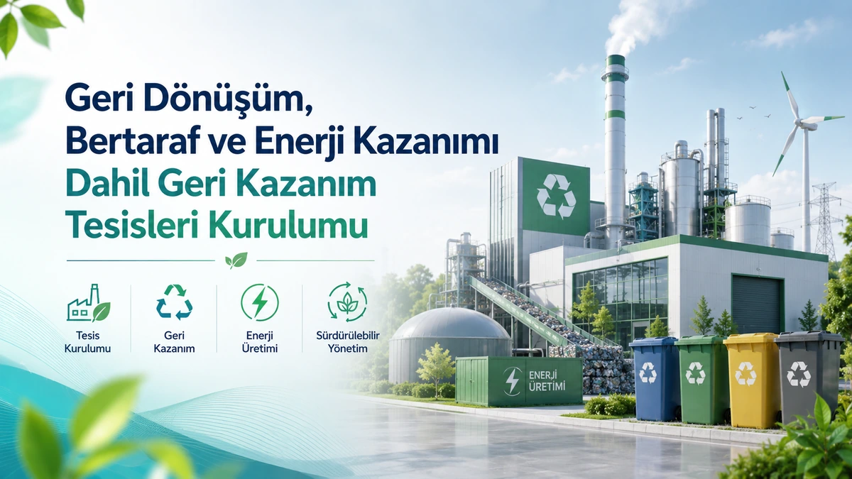 Geri dönüşüm ve atık yönetimi görseli