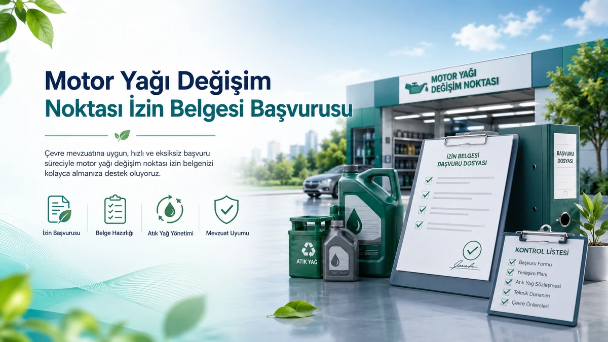 Endüstriyel tesis çevre yönetimi ve mevzuat uyumu görseli