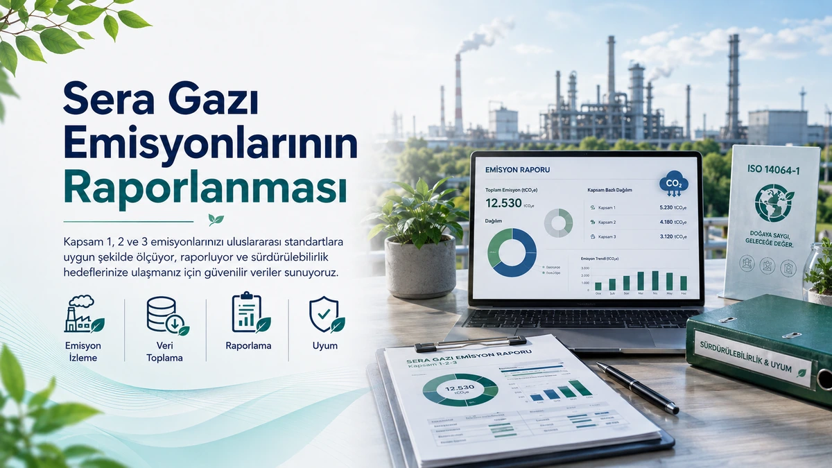 Sürdürülebilirlik ve karbon raporlaması görseli