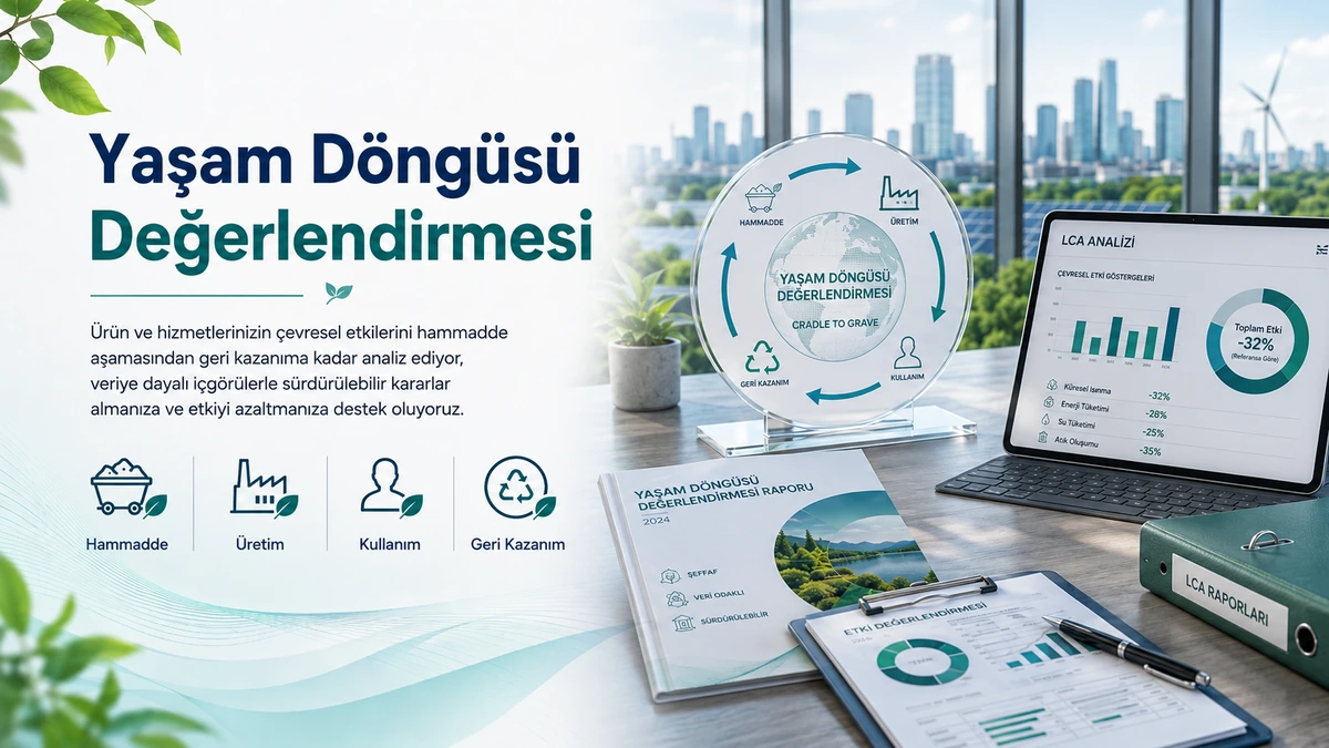 Sürdürülebilirlik ve karbon raporlaması görseli