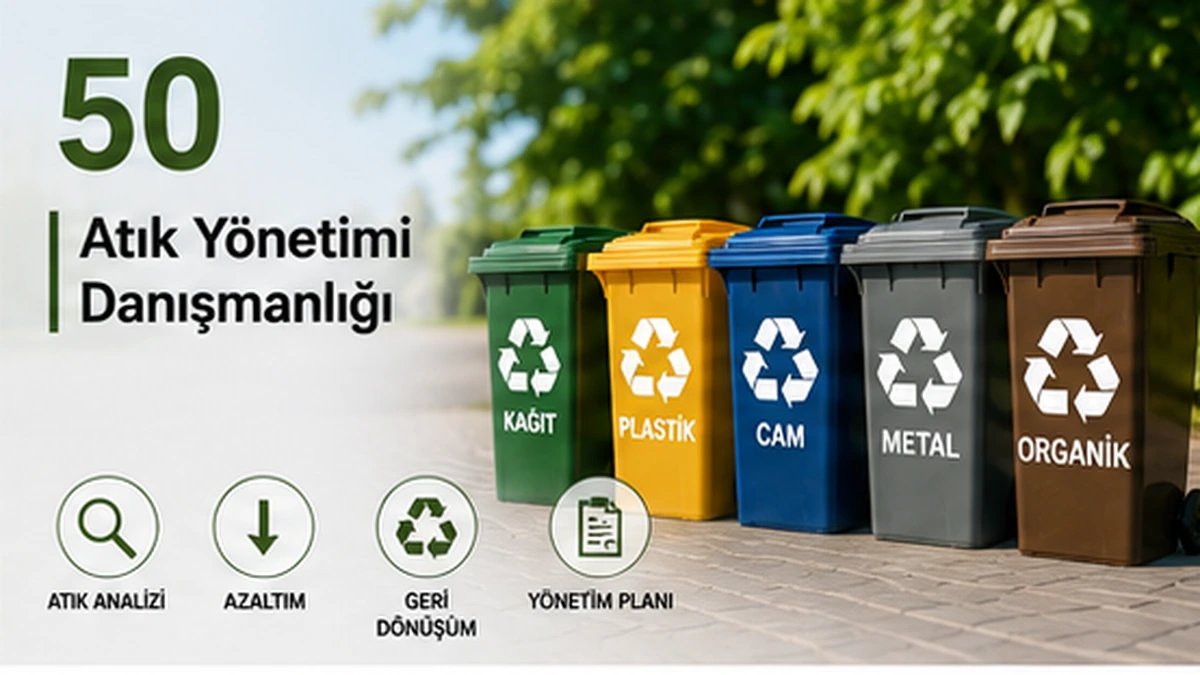 Geri dönüşüm ve atık yönetimi görseli
