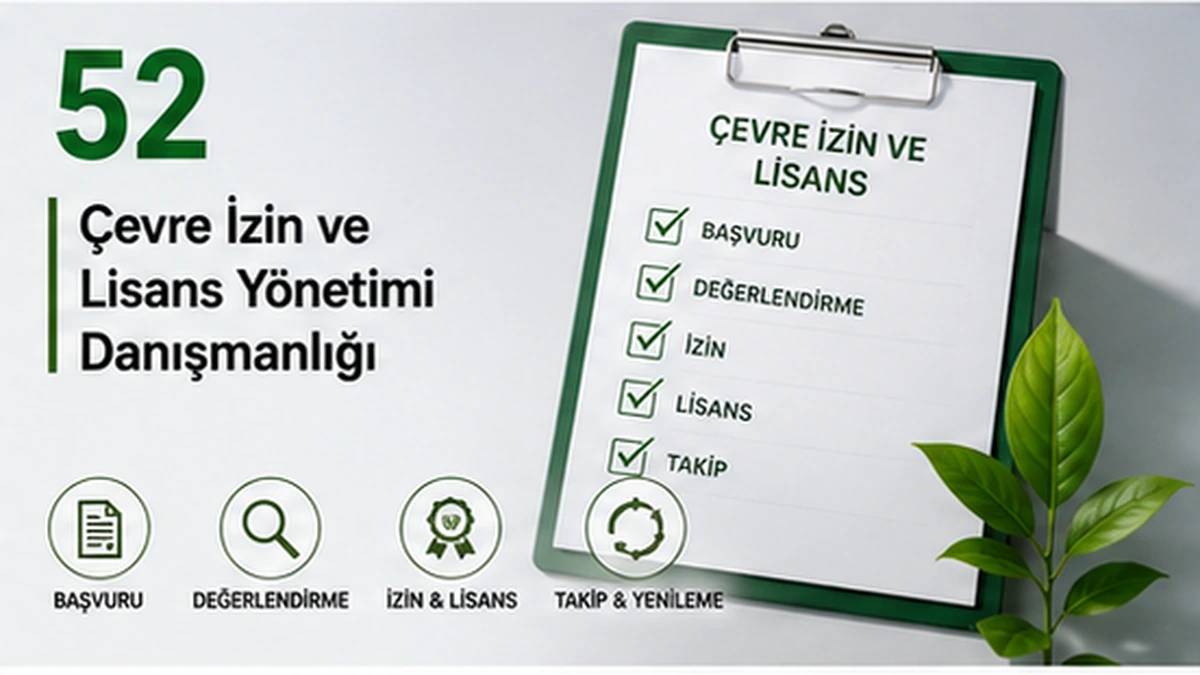 Endüstriyel tesis çevre yönetimi ve mevzuat uyumu görseli